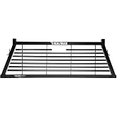 RealTruck BACKRACK Louvered Rack Frame Only | Black, No Drill | 12800 | Fits 2017-2020 Ford F-250/F-350/F-450 Super Duty; 2002-2025 Dodge RAM 1500/2500/3500; 2017-2020 Ford F-250/F-350/F-450 &amp; Others