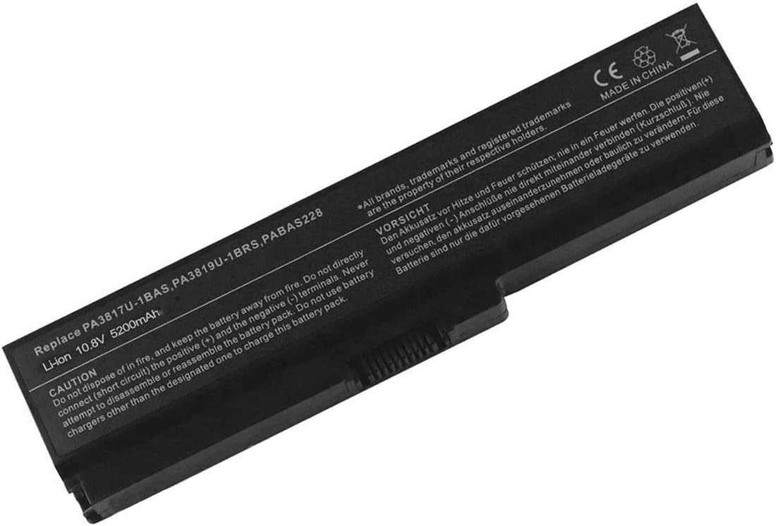 XITAIAN PA3817U-1BRS 10.8V 56Wh 5200mAh Replacement Laptop Battery Compatible with Toshiba Satellite A660 C600 C650 C655 C660 C660D C665 C670 L700 L750 L750D L650 L670 P750 PA3819U-1BRS PA5184U-1BRS