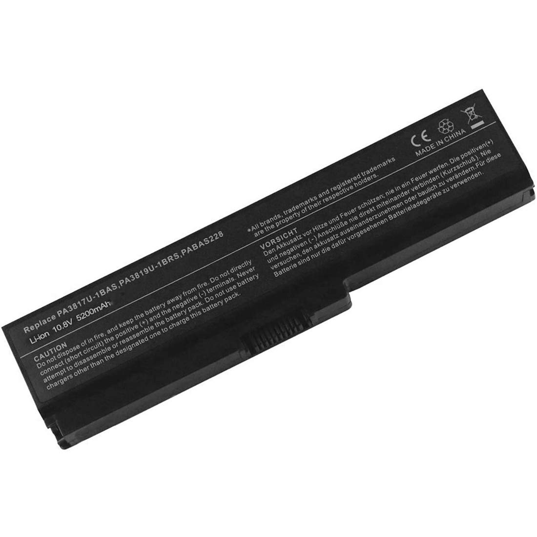 XITAIAN PA3817U-1BRS 10.8V 56Wh 5200mAh Replacement Laptop Battery Compatible with Toshiba Satellite A660 C600 C650 C655 C660 C660D C665 C670 L700 L750 L750D L650 L670 P750 PA3819U-1BRS PA5184U-1BRS