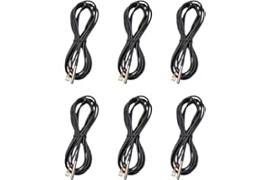 Haldzemo 3M DS18B20 Temp Sensor Waterproof Digital Stainless Steel Tube Temperature Probe 118.1 inch with XH2.54 Terminal Connector for Arduino (6 Pack)