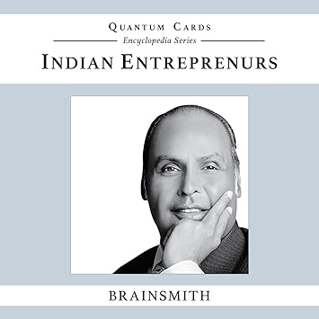 Brainsmith Quantum Flashcards, Indian Entrepreneurs - Learning Flash Card Set for Toddlers and Kids (8 months to 8 years) for Brain Development