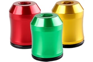 3Pcs Screwdriver Head Magnetic Ring for Drill Alloy Magnetic Screw Holder with Strong Magnet 3 Color Portable Replacement Scr