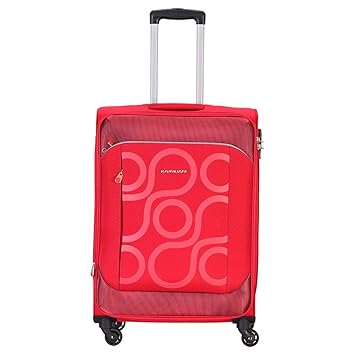 Kamiliant by American Tourister Kam Harita+ Polyester 69 cms Red Softsided Check-in Luggage (KAM HARITA+ SP69CM TSA-RED)