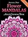 Flower Mandalas Adult Coloring Book: Black Background by Happy Coloring, Stefania Miro
