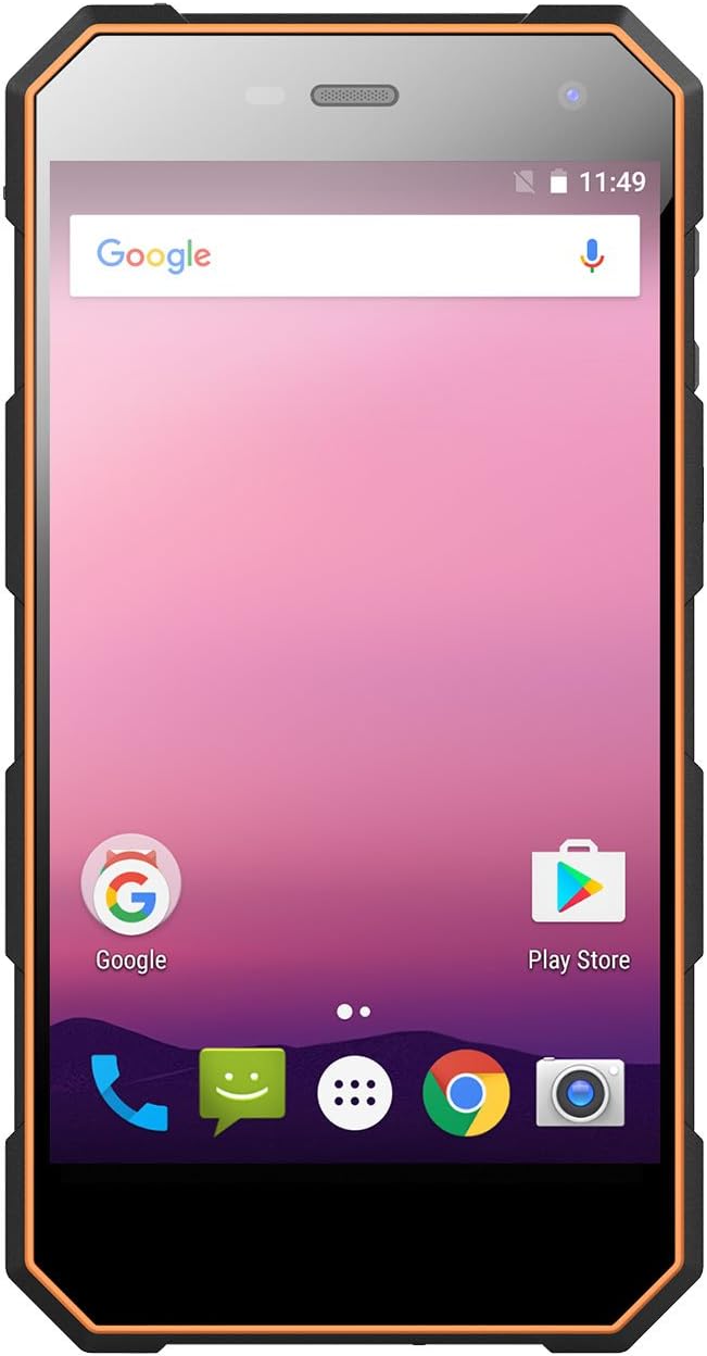 Nomu S10 Pro Rugged Smartphone T-Mobile Network, Unlocked IP68 5.0 inch FHD Android 7.0 4G Dual Sim 3G RAM 32G ROM 5.0MP+8.0MP Dual Camera for Outdoor Hiking Nomu (Orange)