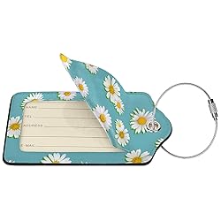 Docsckus 2 PCS PU Leahter Luggage Tag with