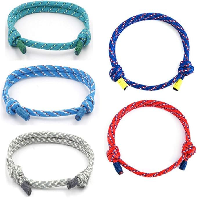 35 Braccialetti Amicizia In Corda Intrecciata - Regolabili, Colorati, Unisex - Per Donne E Uomini - Foto 9
