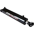 Magister Hydraulics Double Acting Hydraulic Cylinder - Cross Tube Hydraulic Cylinder 3.5" Bore 24" Stroke - UniversalHydraulic Cylinders (3.5x24)