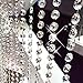 Fashionclubs 33ft Acrylic Clear Diamond Garland Strands Crystal Beads Chain For Christmas/Wedding Decoration