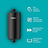Philips Shower Filter In-Line 50,000 L 3-Stage Filtration NSF KDF Black view 3