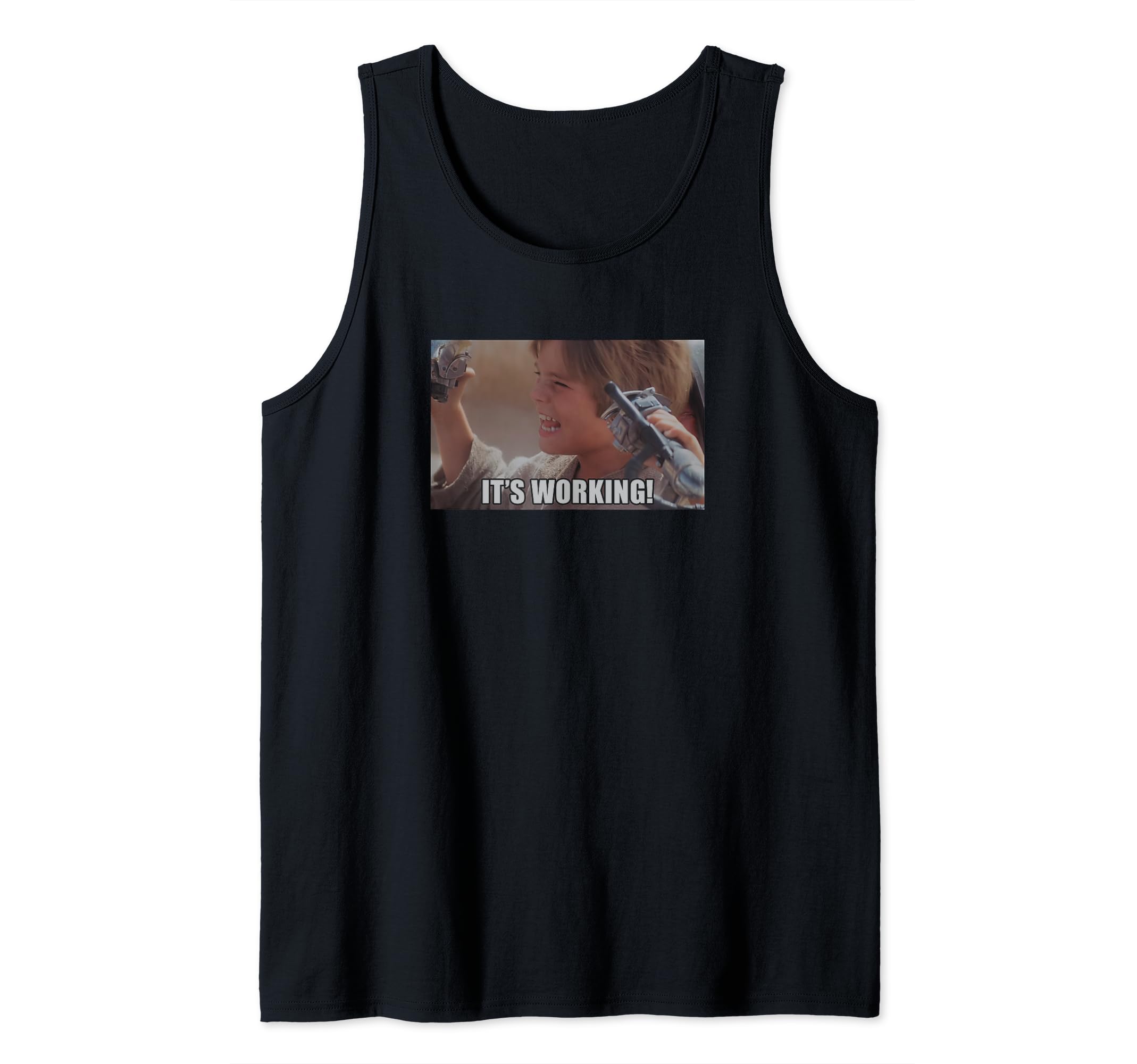 Star Wars Anakin Pod Racing Movie Poster It's Working! Tank Top