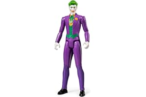 DC COMICS Spin Master Batman Toys Collection Flexible 12 Inch Joker Villain Action Figure for Children Ages 4 and Up