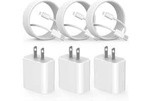 ARTICONA Fast Charger iPhone,iPhone Charger Cable,3Pack iPhone Charger Fast Charging 6Foot iPhone Charging USB C Charger Adapter 6FT Type C to Lightning Cable for iPhone 14 Pro Max/14 Plus/13/12 Mini/11/XS/SE