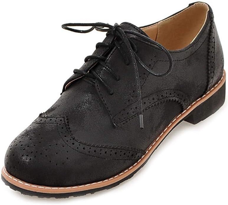MISTU Women�s Classic Flat Saddle Oxford