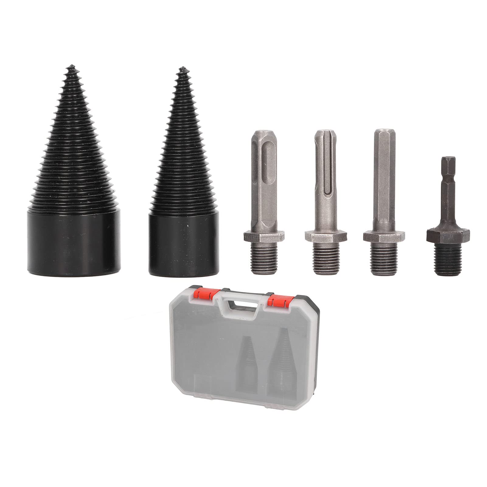 Wood Splitter Drill Bit Heavy Duty Drill Screw Cone Driver Screw Removable Firewood Log Splitter Drill Bit