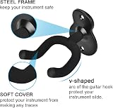 MOREYES 4 Pack Guitar Hangers Wall Mount Hook Holder Stand view 3