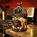 Home-X Keepsake Wine Cork Holder. Rustic Metal Birdcage 12