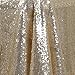 TRLYC 60x102 Sequin Rectangular Tablecloth - Champagne