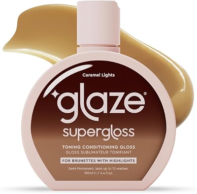 glaze Supergloss Color Conditioning Gloss – Caramel Lights 190ml, vegan