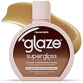 Glaze Super Gloss Color Conditioning Gloss – Caramel Lights for Medium to Dark Brown Hair with Highlights – Rinse Out Semi-Permanent Hair Gloss that Enhances Color and Boosts Shine & Hydration