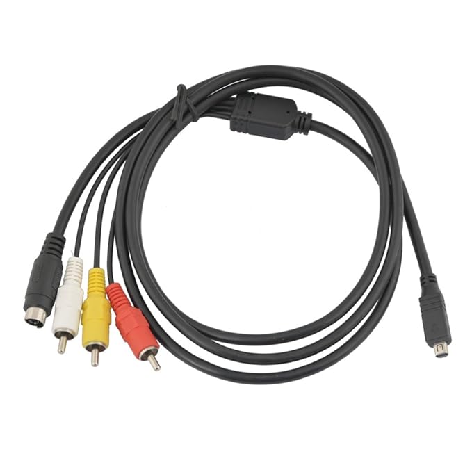 Ebest 5 Feet AV Cable for Sony Handycam and Mini DV/DVD Camcorders