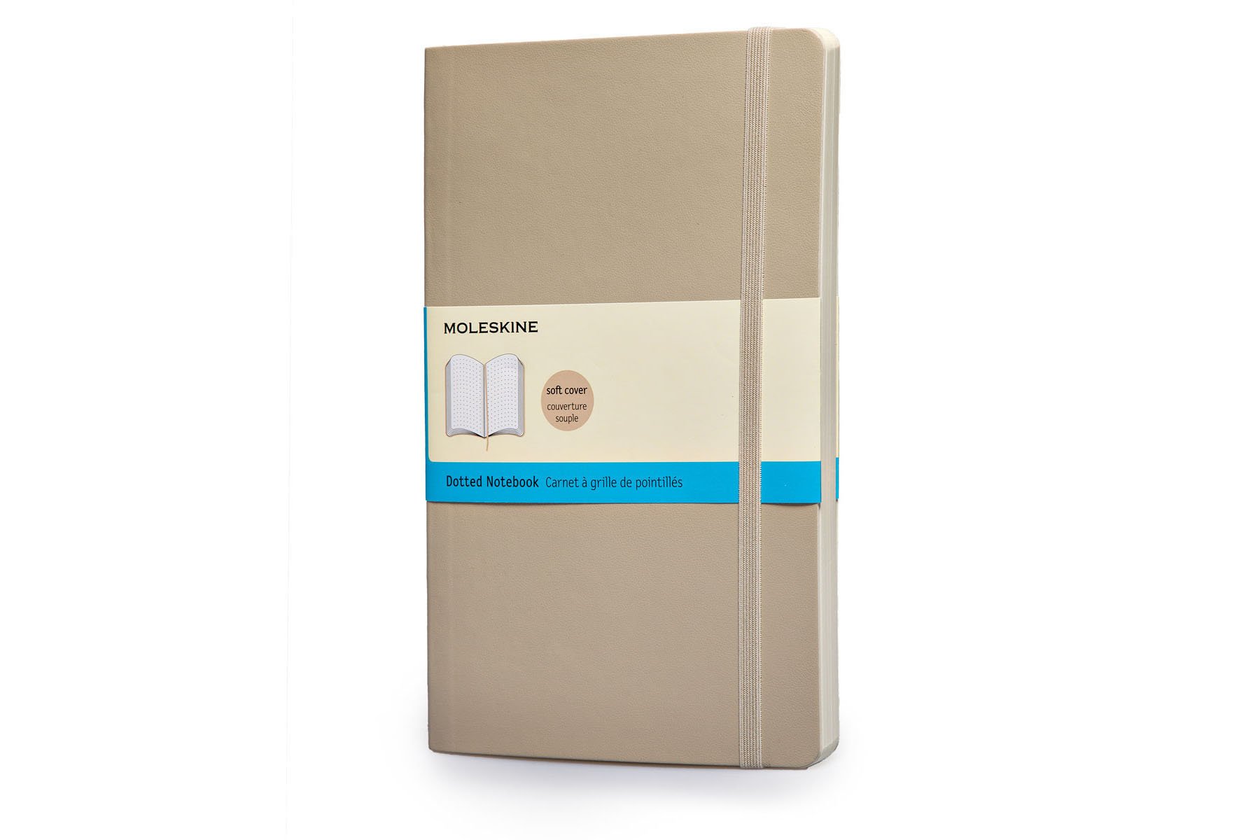 Moleskine Soft Large Khaki Beige Dotted Notebook