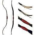 AF Archery Turkish Recurve Bow, 50" High-Performance Traditional Laminated Hunting Horse Bow for Adults Youth Beginners Enthusiasts and Hunting