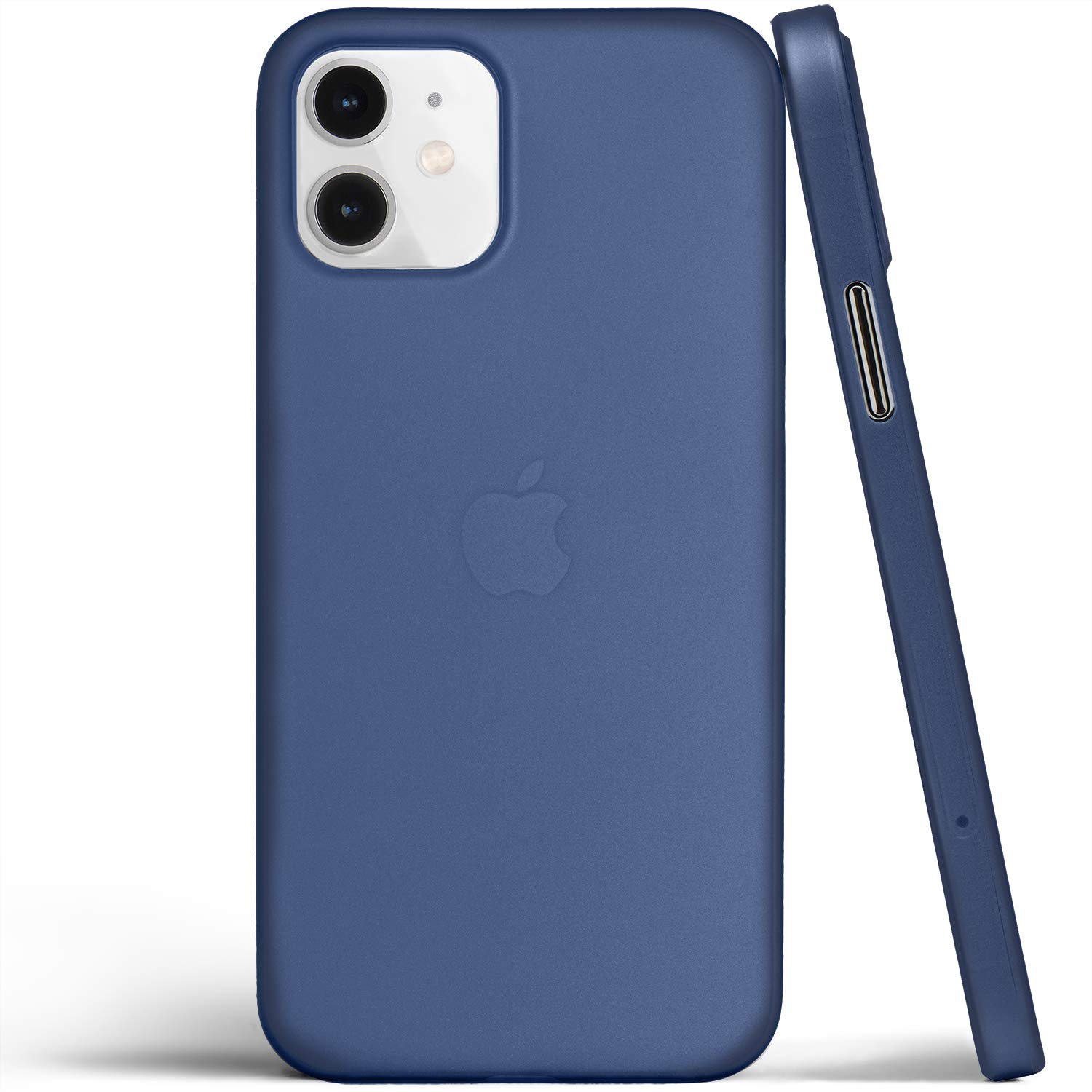 totalleeThin iPhone 12 Case, Thinnest Cover Ultra Slim Minimal - for iPhone 12 (2020) (Navy Blue)