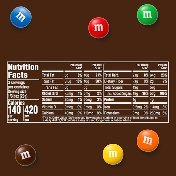 M&M’S MILK CHOCOLATE EASTER CANDY THEATER BOX EASTER BASKET STUFFERS, 3.1 OZ BOX