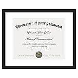 upsimples Diploma Frame with Clear