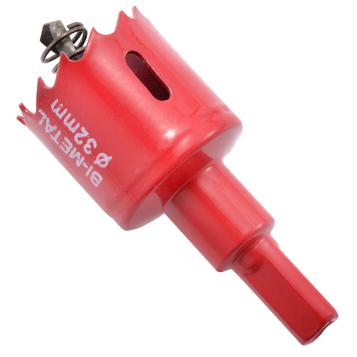 KATUR Hole Saw for Wood, 32mm HSS Bi-Metal Hole Cutter for Pipe Vent, Separate Drill Bit with Hex Shank, Smooth Fast Cutting for Plastic, Plywood, Drywall, Plasterboard, Thin Metal Sheets