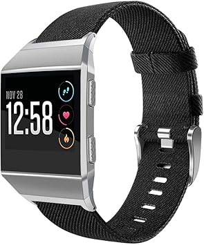 OenFoto Sport Bands Compatible Fitbit Ionic, Adjustable Nylon Wristband Replacement Watch Band Strap Accessory Bracelet for Fitbit Ionic Smart Watch, ...