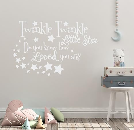 twinkle twinkle little star wall art
