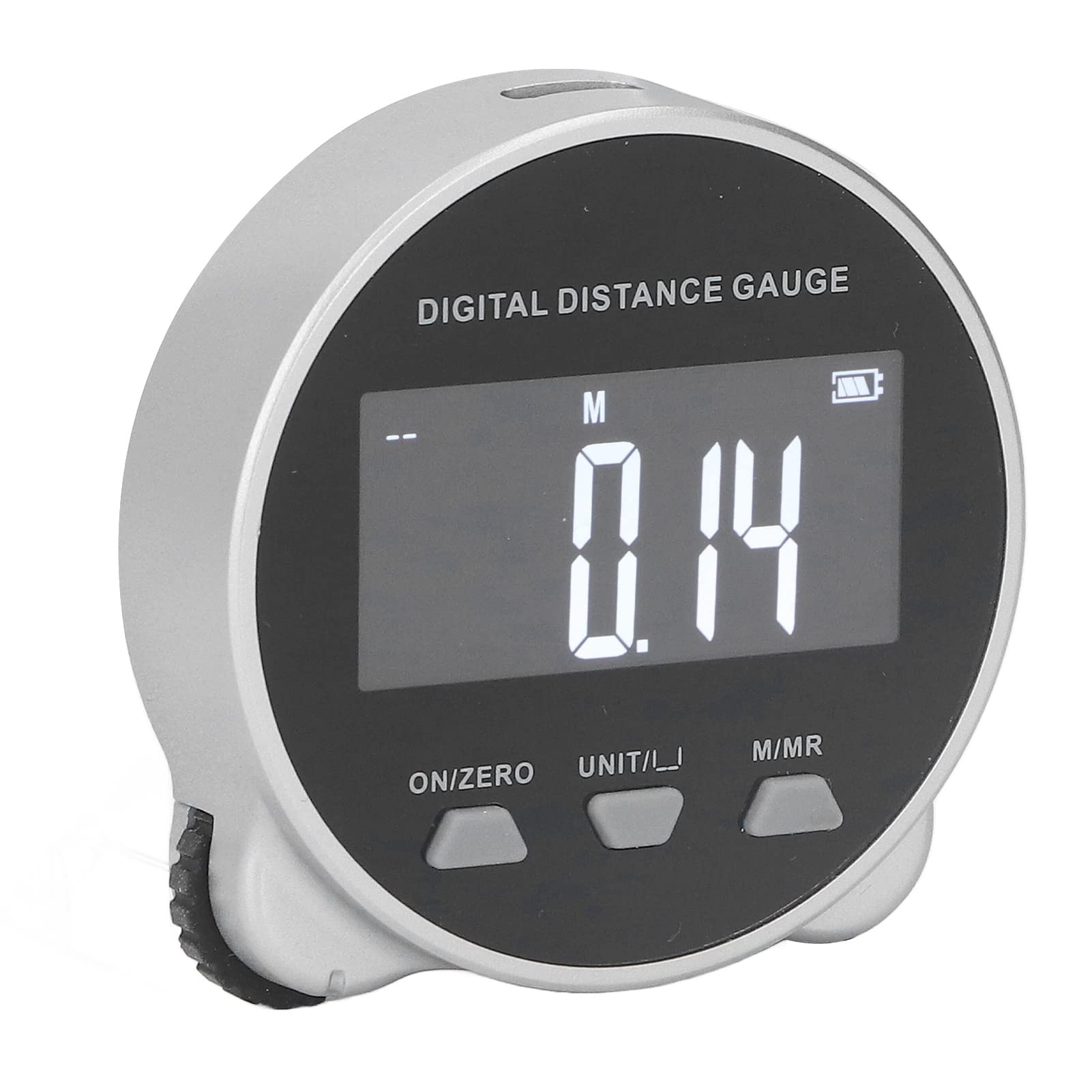 Fockety Digital Tape Measure, 656 Ft High Accuracy Electronic Rolling Ruler with LCD Display, Electronic Ruler Long Distance Rolling Measuring Tool for Flat Curved Diameter Odd Shape