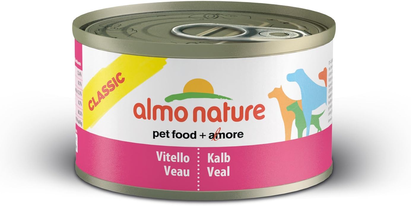 Almo Nature HFC Natural Veal Wet Dog Food, 95 g, Pack of 24, 95 g (Pack of 24)