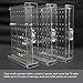 HQdeal New Acrylic Earring Display Stand Organizer Holder Earring Studs Storage Clear