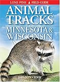 Front cover for the book Animal Tracks of Minnesota & Wisconsin by Ian Sheldon