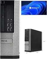 Dell Window 11 Pro Optiplex Core i5 Desktop Small Form Tower PC 8GB 120GB SSD view 1