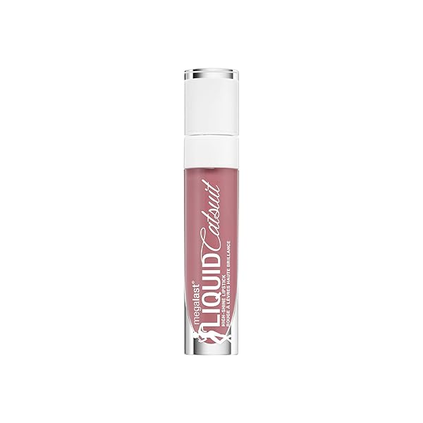 WET N WILD MEGA LAST CATSUIT HIGH SHINE LIQUID LIPSTICK, SEND NUDES, 0.2 OUNCE