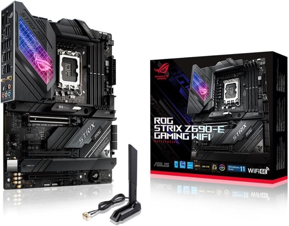 ASUS ROG Strix Z690-E Gaming WiFi Motherboard Intel LGA 1700 DDR5 PCIe 5.0