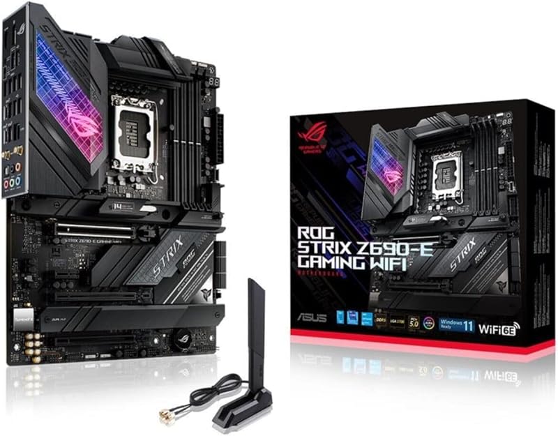 ASUS ROG Strix Z690-E Gaming WiFi Motherboard Intel LGA 1700 DDR5 PCIe 5.0