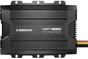 Renogy 40A DC to DC Charger with MPPT, Dual Battery Charger, Solar and Alternator Dual Power Input, for Flooded, Gel, AGM, an