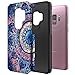 S9 Plus Case, Galaxy S9 Plus Case, Rosebono Slim Hybrid Dual Layer Shockproof Hard Cover Graphic Fashion Cute Colorful Silicone Skin Cover Armor Case for Samsung Galaxy S9 Plus (Mandala)