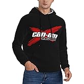 PBFDCPA Can and am Men'S Casual Pullover And Long Sleeve Hoodie With Hat Pocket Shirt Black
