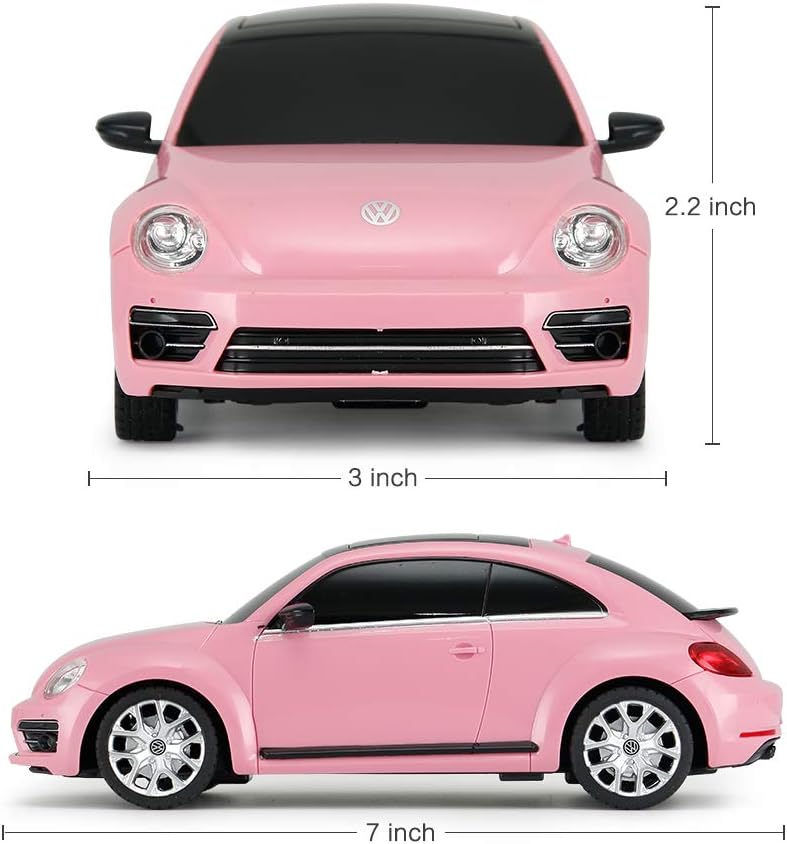 Rastar Beetle Telecommande De Voiture Rose Beetle Echelle 1 24 Beetle Rc Jouet De Voiture Pour Enfants Jouets Radiocommandes Voitures