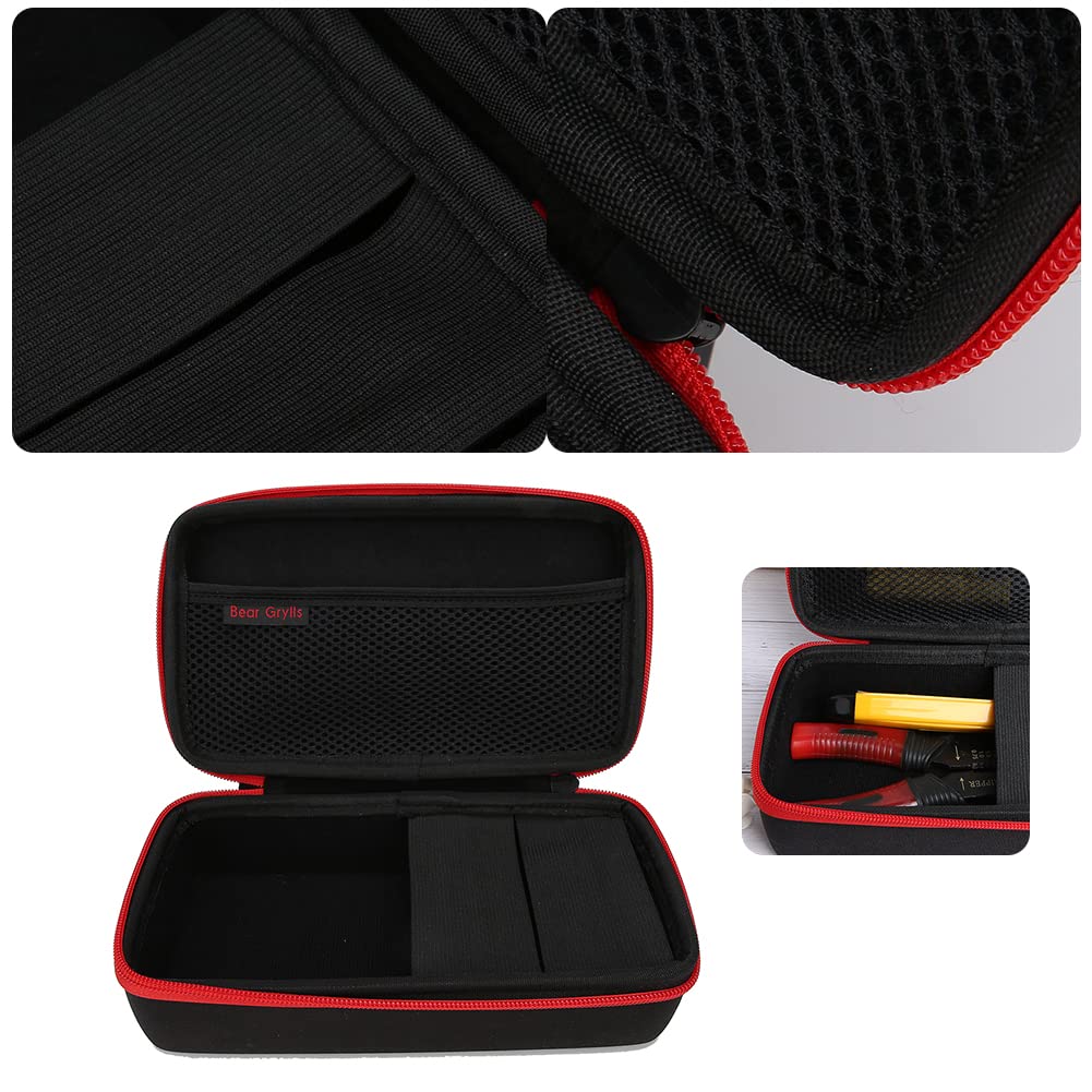 Pssopp Hard Travel Case Bag Hardware Tool Box - Sturdy EVA Hard Shell, Waterproof Multispandex, Black, PORTABLE_TOOL_BOX