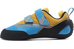 GVONG Climbing Shoes Mens Light Anti-Slip Indoor Outdoor Rock Climbing Sneaker for Beginners Professional Climbers