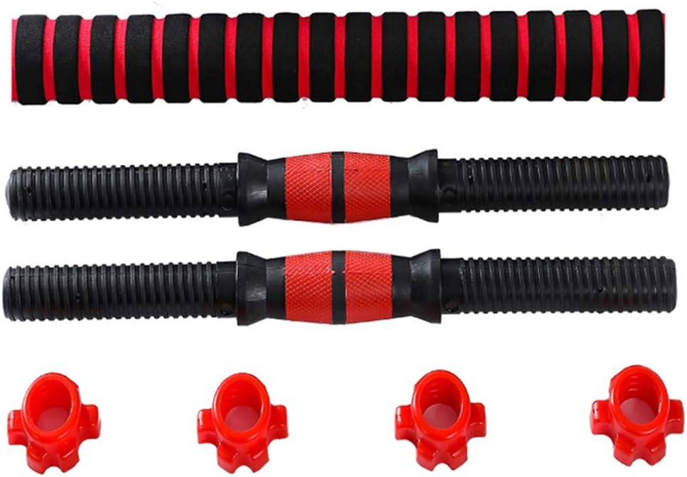 Donghoodshop Adjustable 44LB Dumbbell Weight Set Barbell Lifting Accessories,4 Spinlock Collars & 2 Connector Options for Gym Home Bodybuilding Training