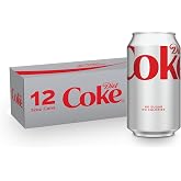 Diet Coke Soda Soft Drinks, 12 fl oz Fridge Pack Cans, 12 Pack - Cola Flavored Diet Soda Soft Drinks