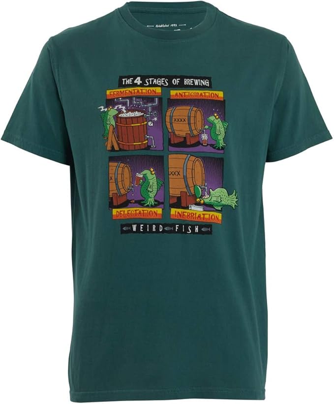 Weird Fish Brewing Stages Artist TShirts Amazon.co.uk Clothing